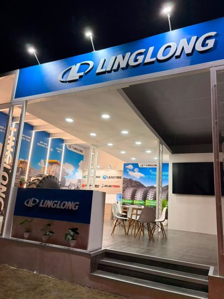 智利矿业展 LINGLONG 展台现场