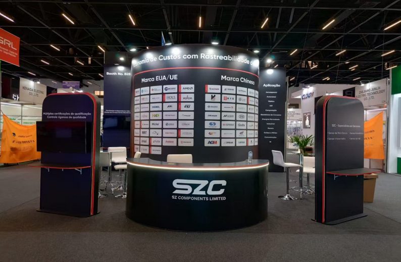 巴西电子电力展 SZC 展台现场